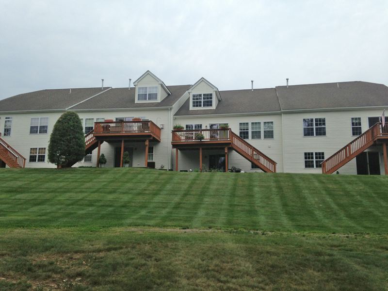 after the commercial cleaning