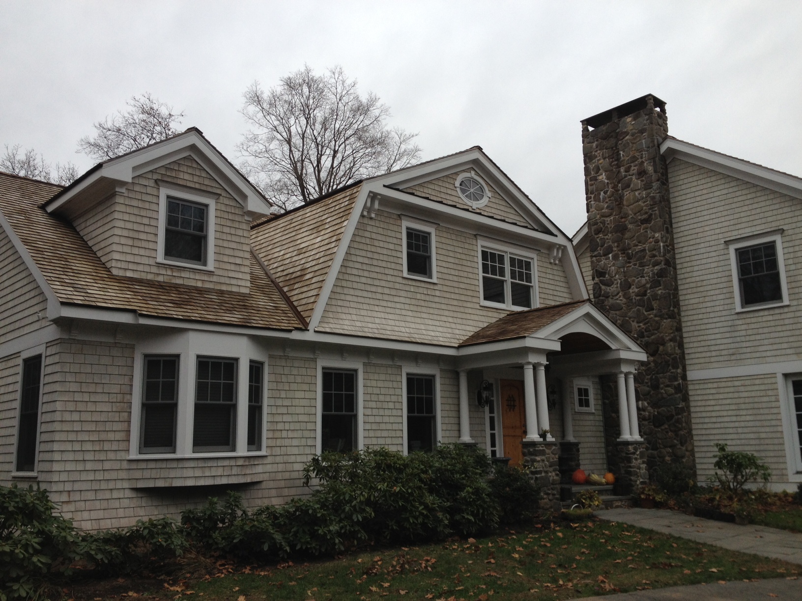 after cedar roof cleaning