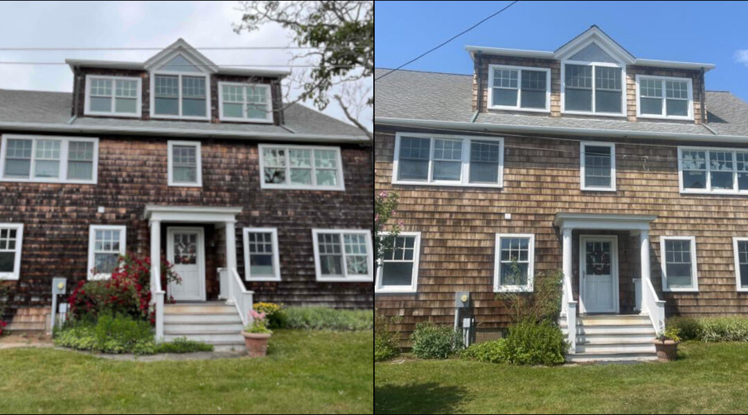 Westbrook Cedar Siding Cleaning
