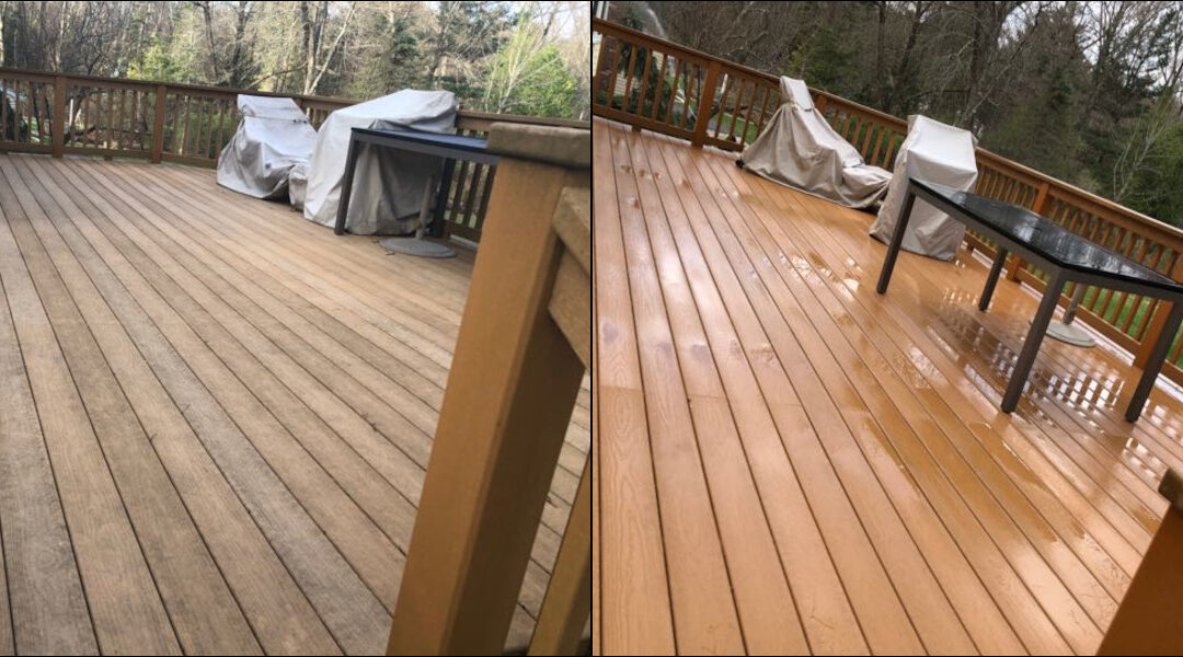 Simsbury Deck Soft Washing