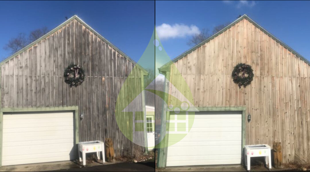 Killingly Cedar Siding Cleaning
