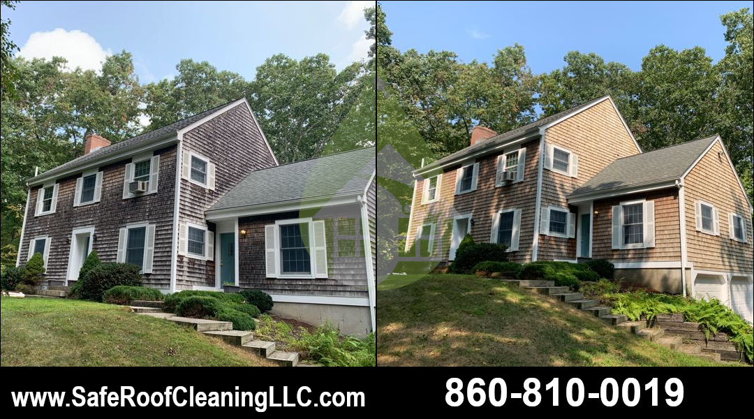 Hebron Cedar Siding Cleaning