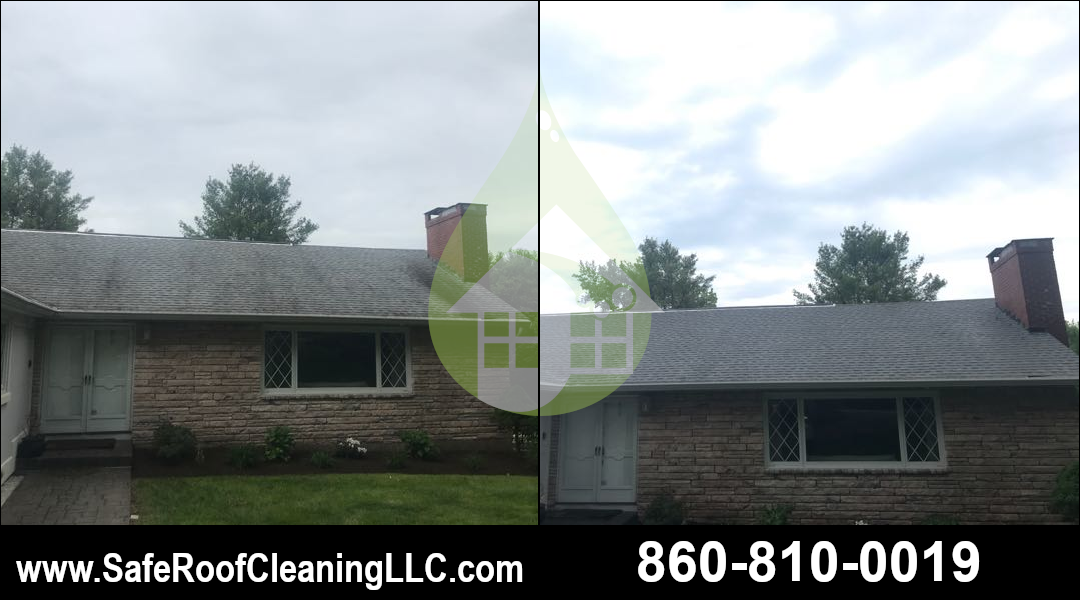South Glastonbury Asphalt Roof Cleaning