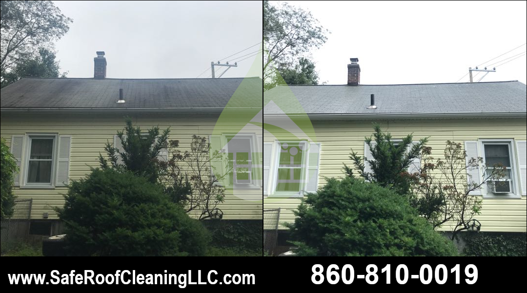 Glastonbury Asphalt Roof Cleaning