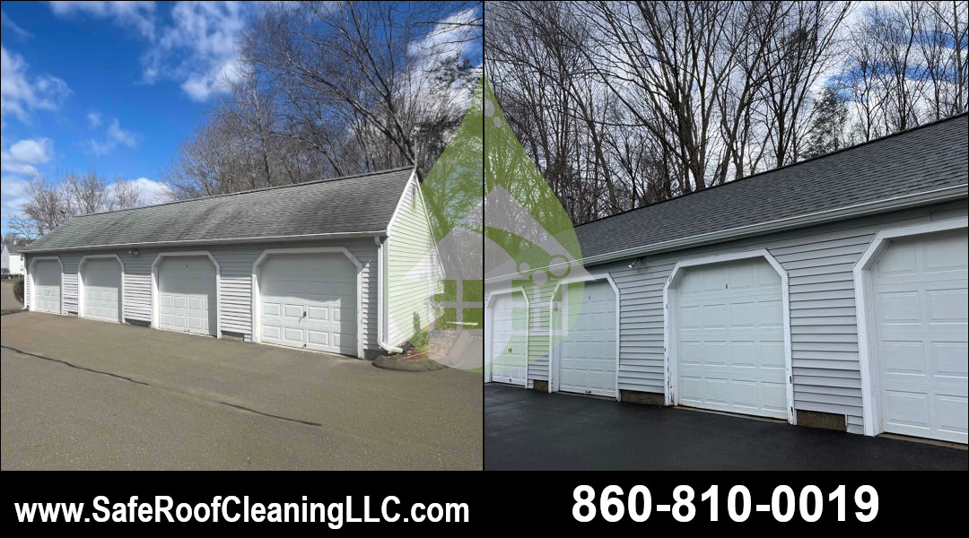 North Branford Condo Asphalt Roof Cleaning