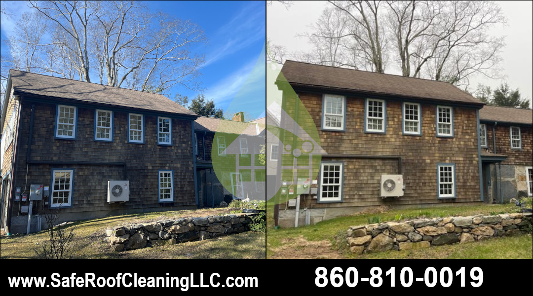 Mansfield Cedar Siding Cleaning