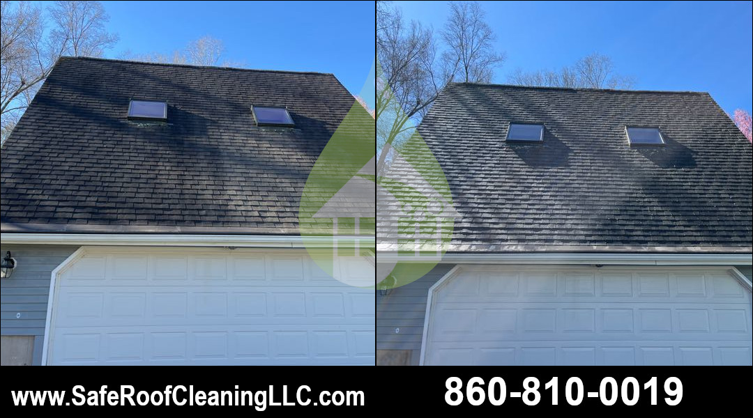 North Branford Asphalt Roof Cleaning