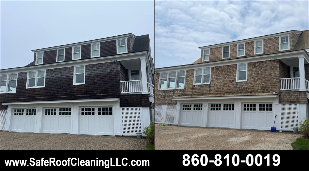 Old Saybrook Cedar Siding Cleaning