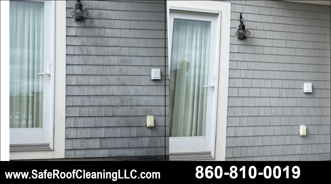 Groton Cedar Siding Cleaning