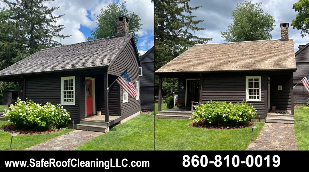 Middlefield Cedar Roof Cleaning