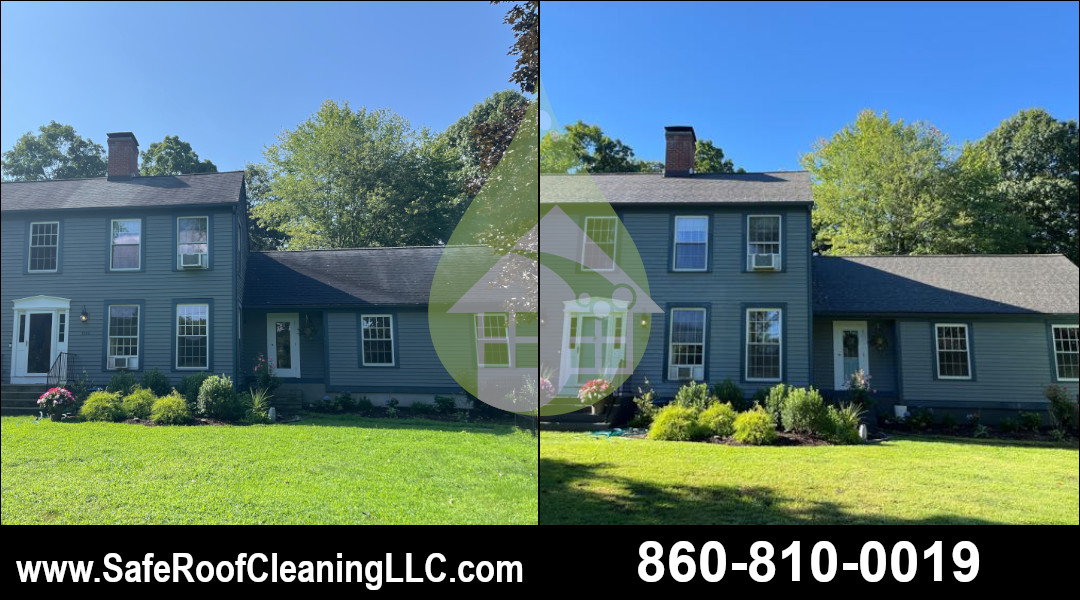 Glastonbury Asphalt Roof Cleaning