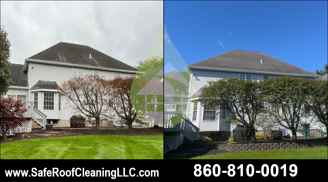 Cheshire Asphalt Roof Cleaning