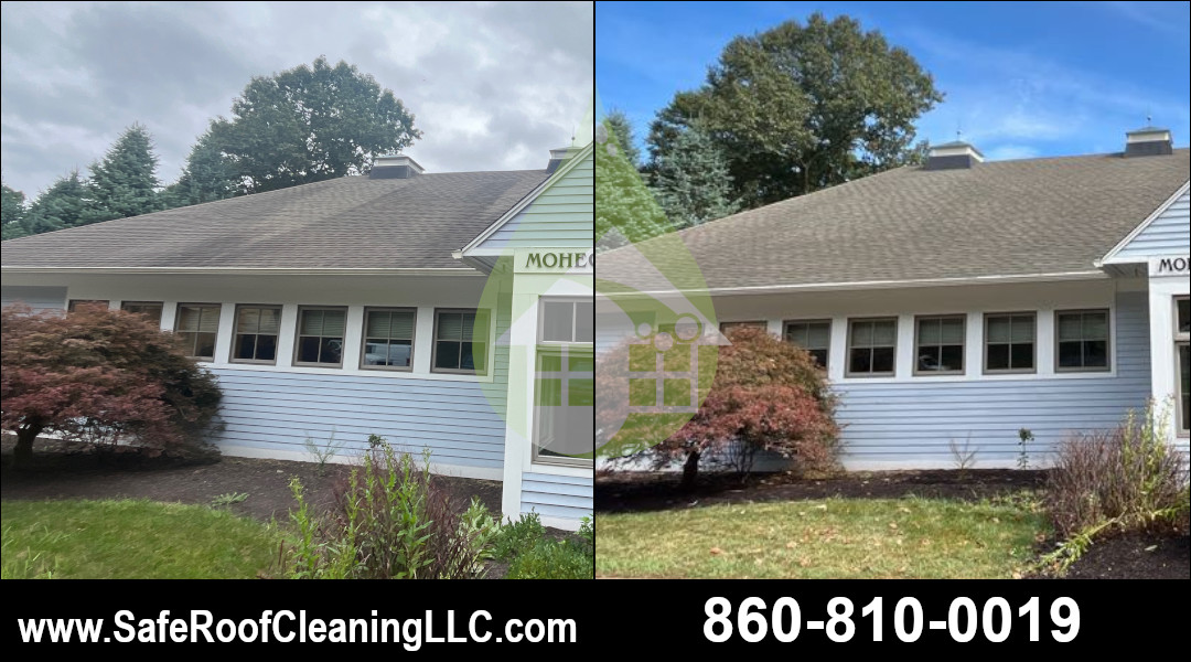 Uncasville Asphalt Roof Cleaning