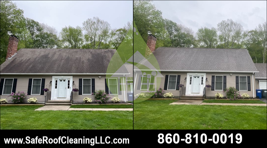 Bozrah Asphalt Roof Cleaning